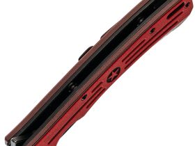 Складной нож НОКС Майор 80 Лет Победы, сталь VG10, рукоять G10, красный