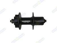 Shimano Втулка задняя M475, 36 отв, 8/9 ск, 6-болт, QR 166мм, цвет Черный