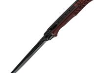 Складной нож НОКС Кугуар, сталь D2, рукоять титан/G10, красный