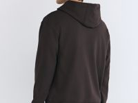 Базовая толстовка на молнии, Коричневый