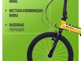 Детский велосипед Maxiscoo S009 20, год 2024, цвет Желтый