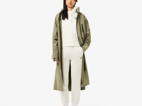 Женская флисовая толстовка Lacoste оверсайз