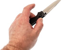 Складной нож Kizer Original 2, сталь 14C28N, рукоять алюминий, черный