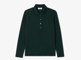 Женское поло Lacoste приталенного кроя из эластичного хлопка