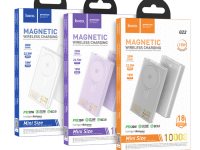 Внешний аккумулятор Hoco Q22 Taurus MagSafe 10000mAh USBх2/Type-C (серый)