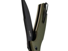 Складной нож Mr.Blade Hellcat Blackwash, сталь VG-10, военный стиль, рукоять Olive G10