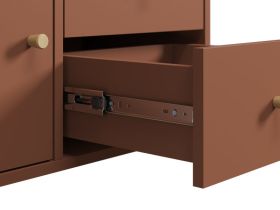 Стеллаж Кейн 3-75x149 Терракотовый
