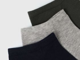 Короткие носки, 3 пары, Синий