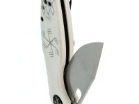 Складной нож Reptilian Тобол-03, сталь D2, рукоять белый G-10