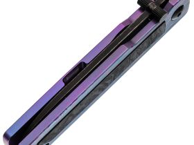 Складной нож Mr.Blade Style blackwashed сталь N690, рукоять Violet Titanium