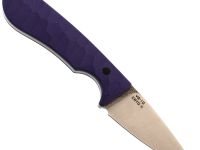 Фиксированный нож Exodus EDC Карма #3, сталь VG-10, рукоять G10, фиолетовый