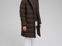 Длинный пуховик с натуральным пухом