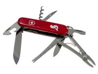 Нож перочинный Victorinox Angler, сталь X55CrMo14, рукоять Cellidor®, красный
