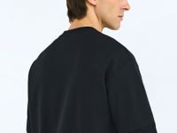 Футболка из плотного хлопка, Черный