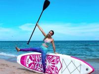 Надувная доска для SUP-бординга FUNWATER New Tiki Pink 11