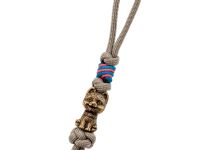 Темляк для складного ножа с бусиной "Puppy" G/B/P