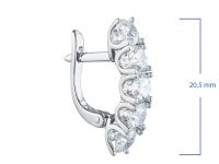 Серьги из белого золота э4712сг08200951
