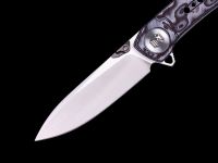 Складной нож Dr.Tech W3610MG, сталь 14C28N, рукоять микарта, Pattern Gray