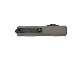 Автоматический нож Microtech Ultratech ZBP Gen III S/E 1121-1NC, сталь M390MK, рукоять алюминий, серый/черный