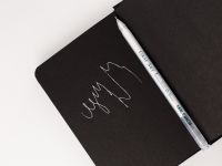 Ручка гелевая Малевичъ Белая