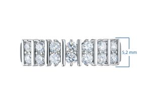 Классическое кольцо из белого золота э4712кц01190800_white