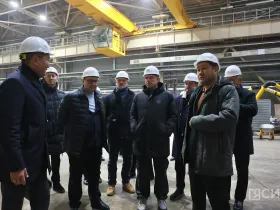 Председатель комитета Совета Федерации Андрей Кутепов посетил Жатайскую судоверфь