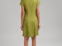 Платье мини изо льна и вискозы