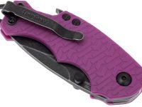 Нож складной Shuffle - KERSHAW 8700PURBW, сталь 8Cr13MoV c покрытием BlackWash™, рукоять текстурированный термопластик GFN фиолетового цвета