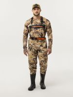 Вейдерсы Remington Rainstorm Yellow Waterfowl с сапогами — мембрана 20000 мм, для охоты и рыбалки