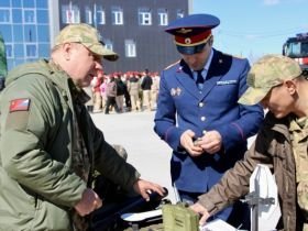 Сотрудники следственного управления  приняли участие в военно-патриотическом фестивале, организованном кадетской школой  