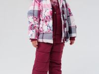 Комплект текстильный с полиуретановым покрытием для девочек: куртка, полукомбинезон