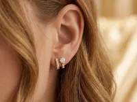 Пусеты из желтого золота э0312пс02260372_white