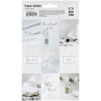 Наклейки бумажные MESHU "Tender cloud", 12*21см, 9 наклеек