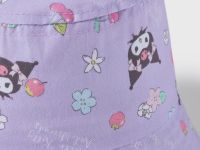 Сиреневая панама с принтом Kuromi для девочки Глория Джинс