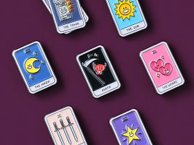 Значок эмалированный "Таро Любовники"