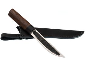 Походный нож Северный, сталь Х12МФ с кованым долом, рукоять ясень