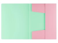 Папка на резинке Berlingo "Haze" А4, пластик, 600 мкм, розовая, софт-тач