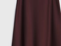 Юбка макси из сатина, Фиолетовый