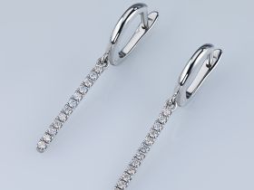 Серьги из серебра э0612сг01183500