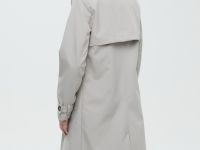 Двубортный тренч с поясом