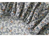 Простыня на резинке Миксуй Цветочный-Графитовый 180x200