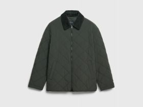 Лёгкая утеплённая куртка, Зеленый