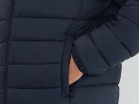 Лёгкая утеплённая куртка с капюшоном, Синий