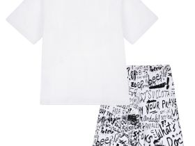 Комплект трикотажный для мальчиков: фуфайка (футболка), шорты