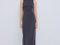 Трикотажное платье, Серый