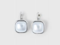 Серьги с перламутровой эмалью, Мультицвет