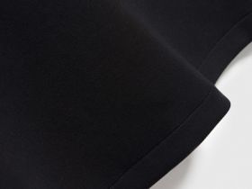 Поло с воротником на молнии, Черный