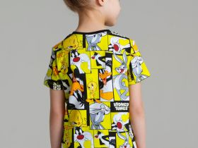 Фуфайка трикотажная для девочек (футболка)