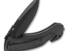 Нож складной Ganzo G628-RD, черный/красный