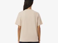 Женская футболка Lacoste Loose Fit из мягкого хлопка